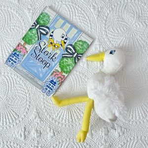 SOLD NWOT Stork on the Stoop Book and Plushy